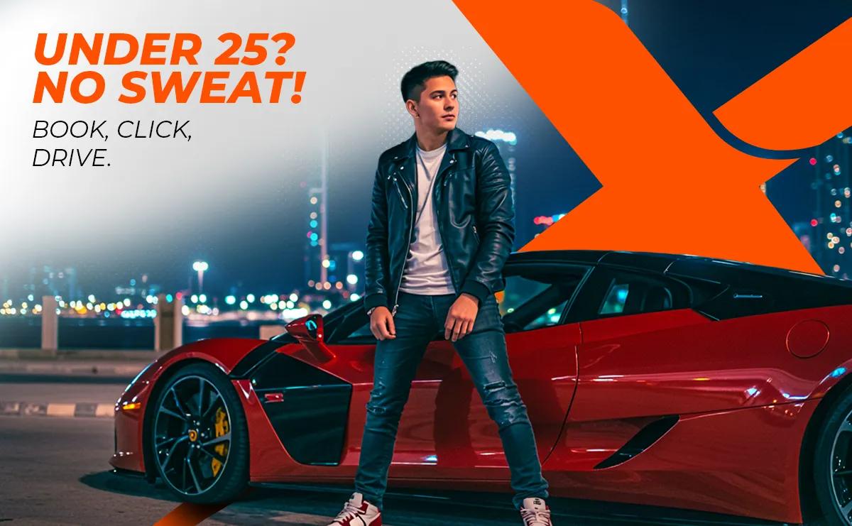 Under 25? No Sweat! The Young Driver's Hub: Book, Click, Drive.