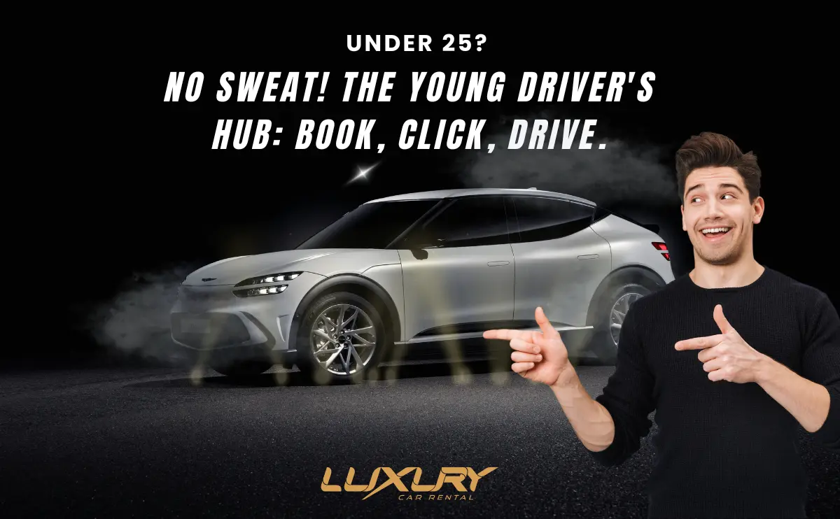 Under 25? No Sweat! The Young Driver's Hub: Book, Click, Drive.